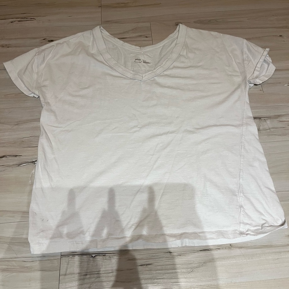 Aerie White Short Sleeve Tee